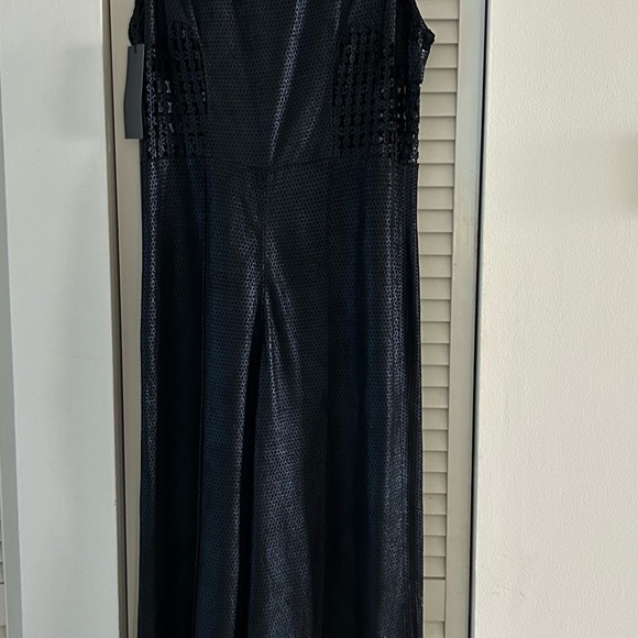 Designer Leather Jumpsuit NWT - Picture 9 of 11